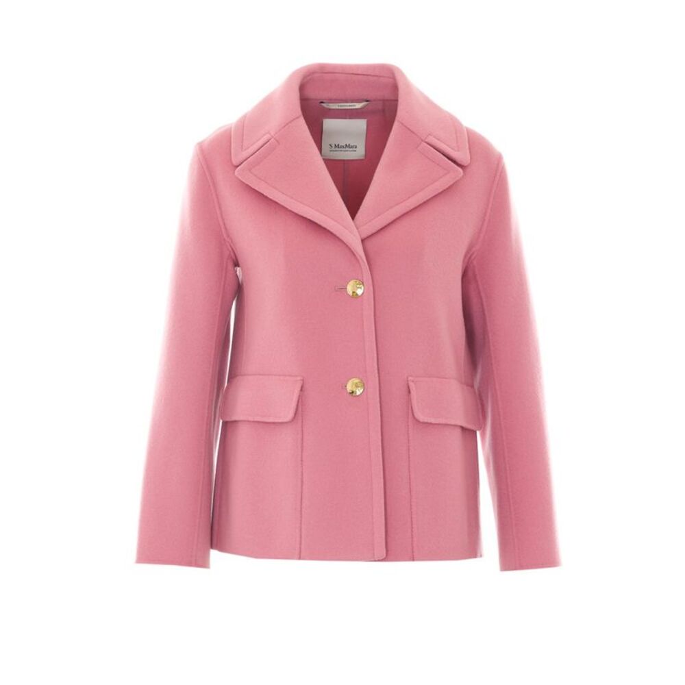 S Max Mara Women Smmsissy Single-Breasted Wool Drap Jacket